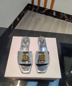 Out, Balmain 2024 Spring/Summer Fashion Flat SlippersBrand Balmain 𝘽𝙖𝙡𝙢𝙖𝙞𝙣 by French fashion0969195m