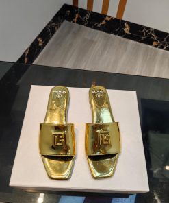 Out, Balmain 2024 Spring/Summer Fashion Flat SlippersBrand Balmain 𝘽𝙖𝙡𝙢𝙖𝙞𝙣 by French fashionosxulbrf