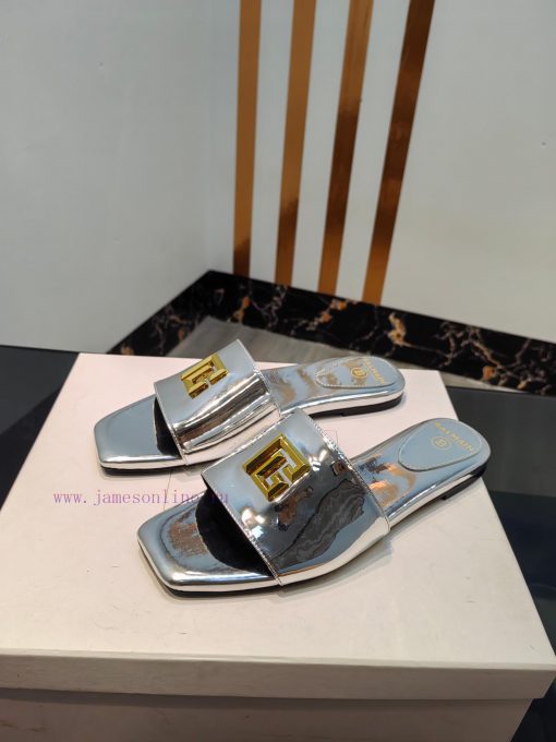 Out, Balmain 2024 Spring/Summer Fashion Flat SlippersBrand Balmain 𝘽𝙖𝙡𝙢𝙖𝙞𝙣 by French fashion0969195m - Image 4