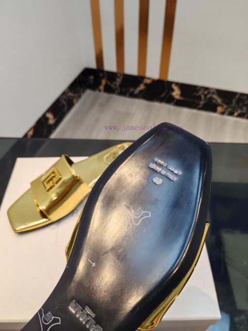 Out, Balmain 2024 Spring/Summer Fashion Flat SlippersBrand Balmain 𝘽𝙖𝙡𝙢𝙖𝙞𝙣 by French fashionosxulbrf - Image 7