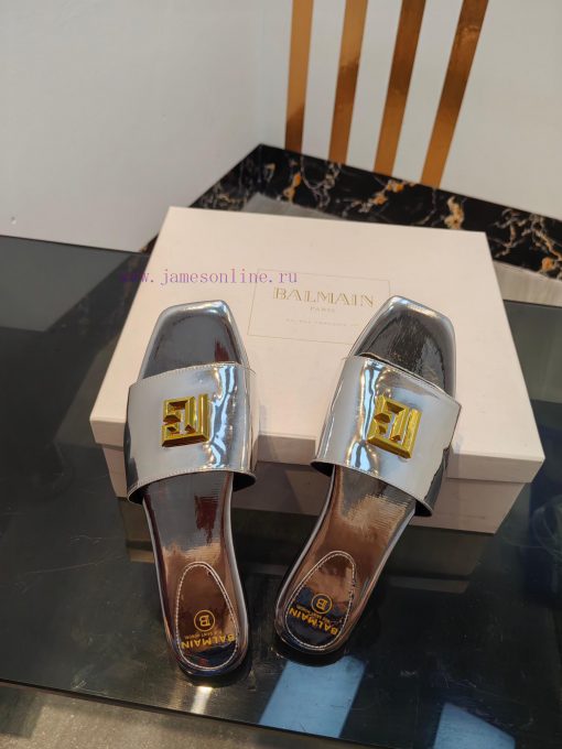 Out, Balmain 2024 Spring/Summer Fashion Flat SlippersBrand Balmain 𝘽𝙖𝙡𝙢𝙖𝙞𝙣 by French fashion0969195m - Image 9