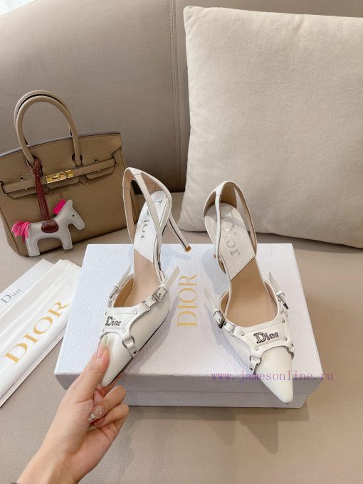 Dior's early spring new pointed Mouller slippers for women, star width CD letter logo high-hiosxniqo - Image 3