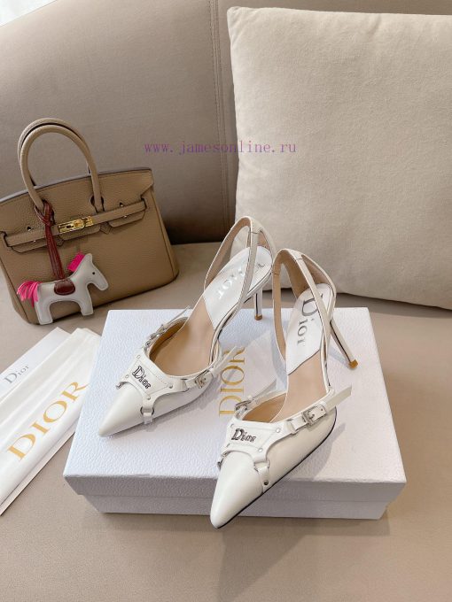 Dior's early spring new pointed Mouller slippers for women, star width CD letter logo high-hiosxniqo - Image 4
