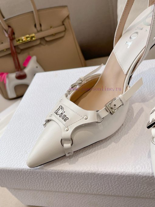 Dior's early spring new pointed Mouller slippers for women, star width CD letter logo high-hiosxniqo - Image 8