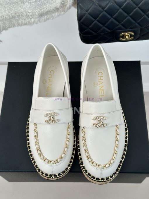 Chanel | Chanel Classic Wood Grain BottomDouble C-chain loafersLe Fu shoe enthusiasts must nfqci1wcb - Image 5