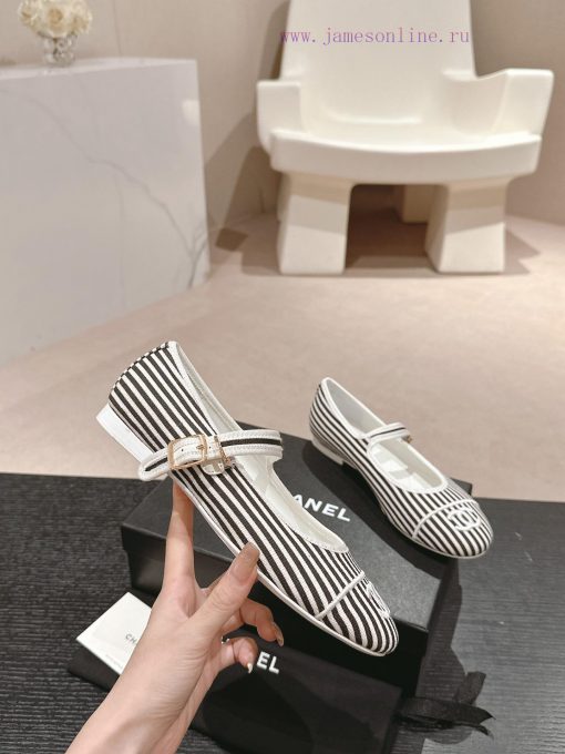 Chanel Marie Jean single shoe round toe ballet shoesTop tier high-end quality from large fac73lm8voq - Image 5