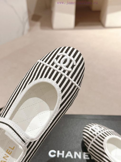 Chanel Marie Jean single shoe round toe ballet shoesTop tier high-end quality from large fac73lm8voq - Image 9