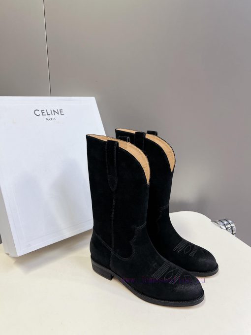CELINE's latest fashion boots for the runway show are a fashion blogger's favorite item for xpe04y0t - Image 3