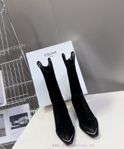 CELINE's latest fashion boots for the runway show are a fashion blogger's favorite item for hh6oz8ac