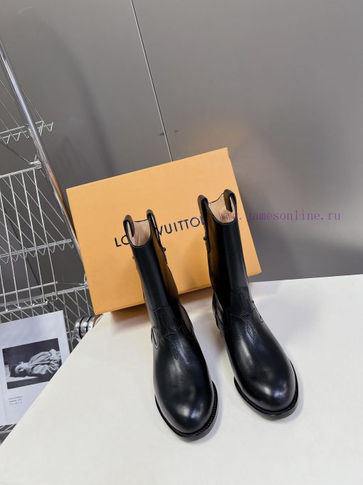 Louis Vuitton LV Donkey Home Autumn/Winter Fashion Show New Western Cowboy Boots This boot ils3hcs1x - Image 2