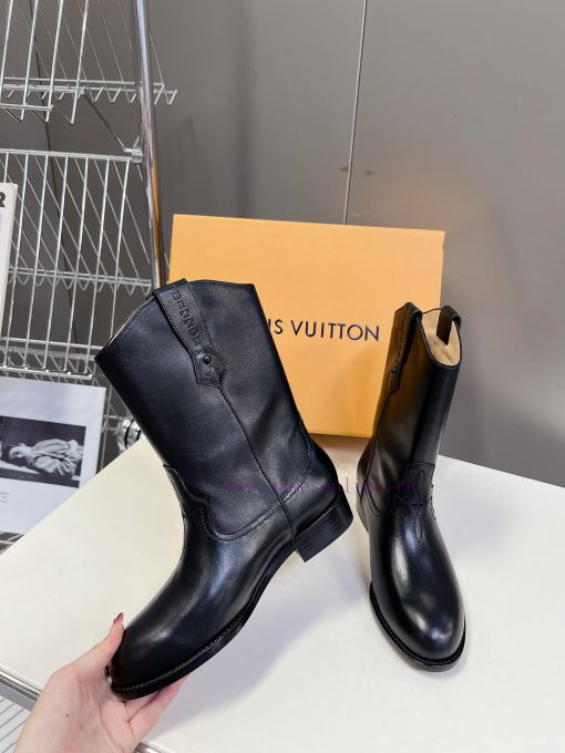 Louis Vuitton LV Donkey Home Autumn/Winter Fashion Show New Western Cowboy Boots This boot ils3hcs1x - Image 5