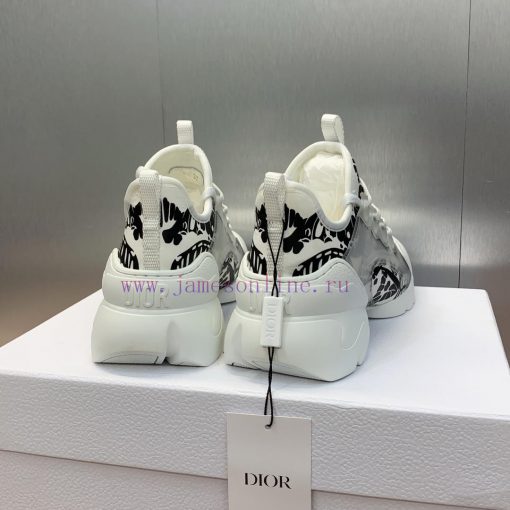 Dior classic thick soled lace up white shoes, Dior spring and summer new color D-CONNECT chll02x1ui3 - Image 8