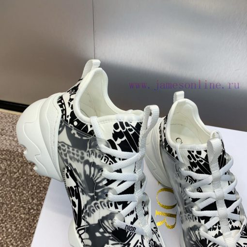 Dior classic thick soled lace up white shoes, Dior spring and summer new color D-CONNECT chll02x1ui3 - Image 9