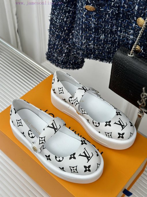 L * V Lvjia 24ss New Product Thick Bottom Old FlowerMary Jane Shoe CollectionIt's so beautifv4k3cbw9 - Image 4