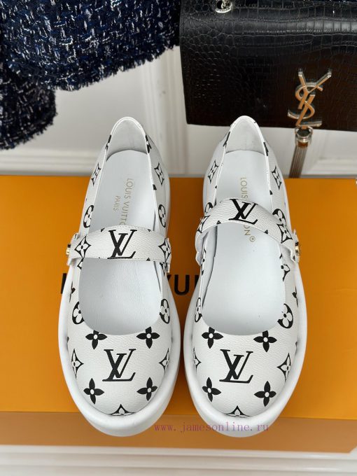 L * V Lvjia 24ss New Product Thick Bottom Old FlowerMary Jane Shoe CollectionIt's so beautifv4k3cbw9 - Image 5