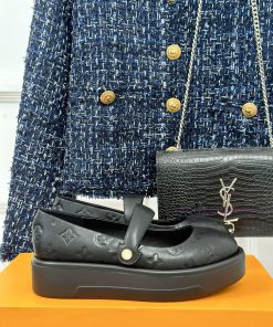 L * V Lvjia 24ss New Product Thick Bottom Old FlowerMary Jane Shoe CollectionIt's so beautiffkqscioi