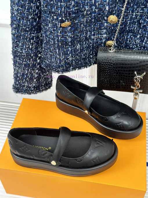 L * V Lvjia 24ss New Product Thick Bottom Old FlowerMary Jane Shoe CollectionIt's so beautiffkqscioi - Image 4