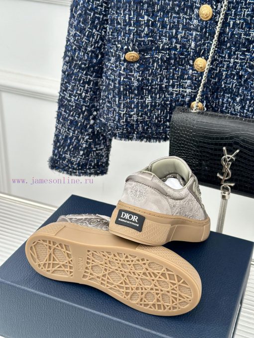 Male size 10DIOR/Dior Stone Island collaboration classicThick soled couple's casual board shotwurc6j - Image 10