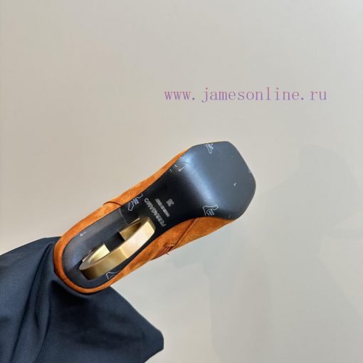 FERRAGAMO square toe fashion bootsUnique sculptural heel with same tone finish, adorned withap6hlehh - Image 11