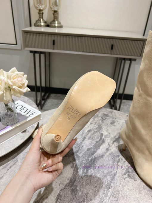 Top tier,MM6 24 early autumn new high boots, I really love themCan suede boots really not lo3ooj49lj - Image 8
