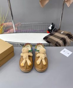 UGG cotton slippers bear snow boots with playful and cute versatile designs, UGG flat bottomz1h5vcxa