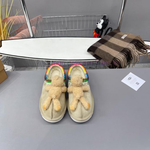 UGG cotton slippers bear snow boots with playful and cute versatile designs, UGG flat bottom5bogv4li - Image 2