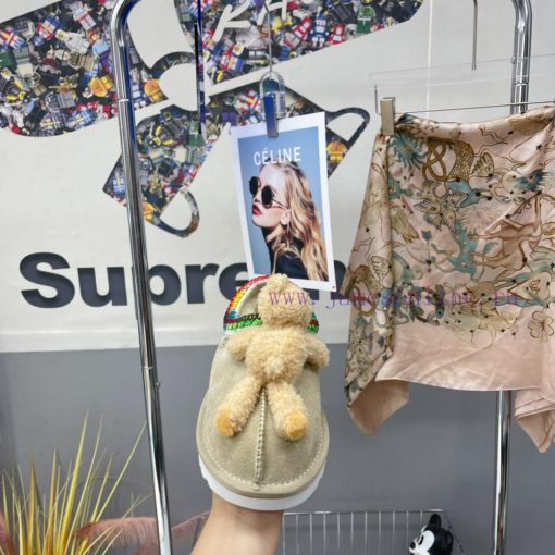 UGG cotton slippers bear snow boots with playful and cute versatile designs, UGG flat bottom5bogv4li - Image 10