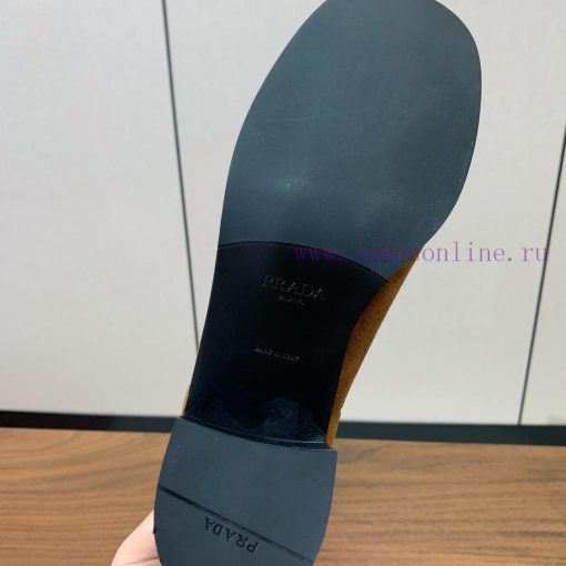 Prada autumn and winter thick heeled long boots have a high-end and atmospheric appearance. iuo961ua - Image 10