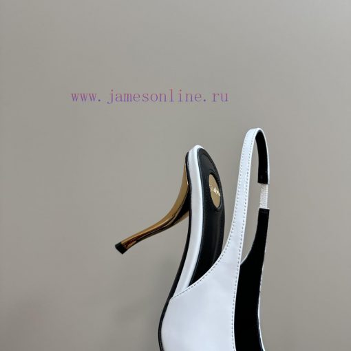 YSL Saint LaurentSS2024 New Product Metal Head Big Gemstone Elegant and Atmospheric High Heerec9j5hb - Image 11