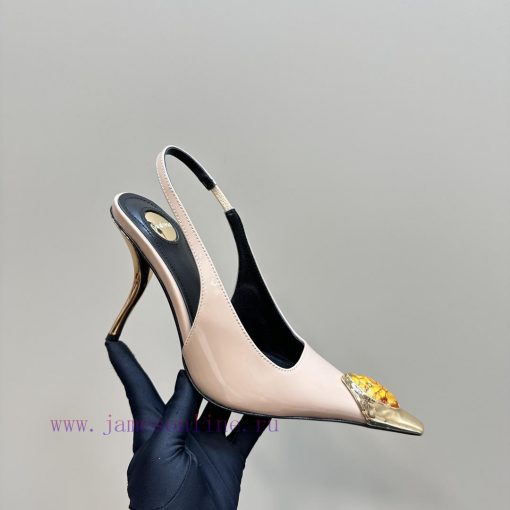 YSL Saint LaurentSS2024 New Product Metal Head Big Gemstone Elegant and Atmospheric High Hee95x3u4t0 - Image 8