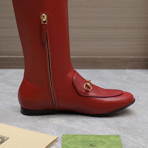 The most in the marketGucci2023 horseneck buckle elastic bootsGucciGucci elastic sheepskin bjh5baj5y - Image 10