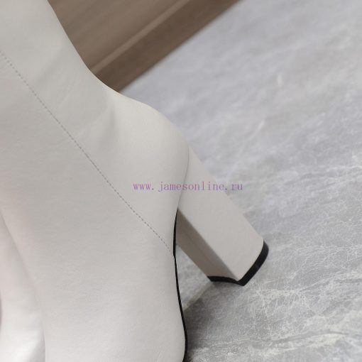 Purchasing grade24ss Autumn/Winter New Valentino Square Head V-Button Knight BootsValentino'o1pzcz1q - Image 9