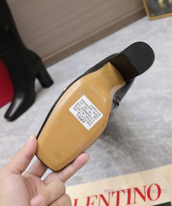 Purchasing grade24ss Autumn/Winter New Valentino Square Head V-Button Knight BootsValentino'169sfulv