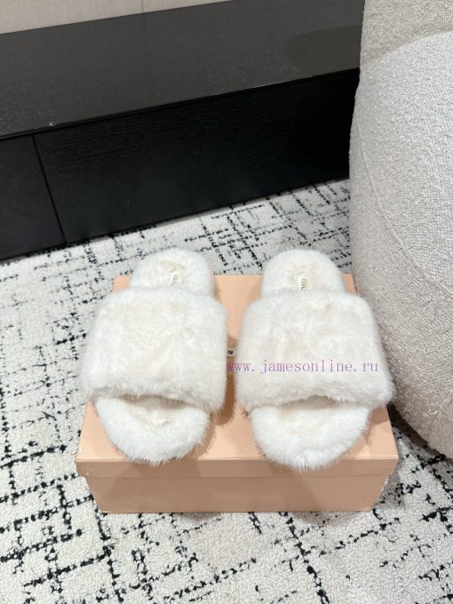 MIUMI * 24/Autumn/Winter Fury Slippers There are too many beautiful shoes in this season, thti73elzb - Image 2