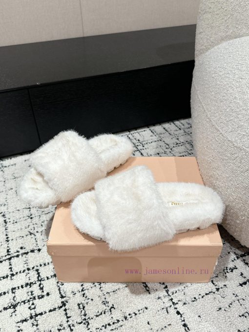 MIUMI * 24/Autumn/Winter Fury Slippers There are too many beautiful shoes in this season, thti73elzb - Image 4