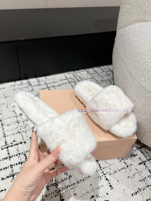 MIUMI * 24/Autumn/Winter Fury Slippers There are too many beautiful shoes in this season, thti73elzb - Image 6