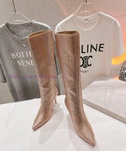 Purchasing JIMMY CHOO * | JC/Jimmy Zhou 2024 Autumn/Winter New Diamond Pointed High Heels Boskdnydbb