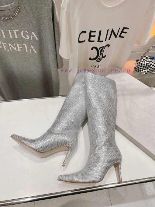 Purchasing grade JIMMY CHOO * | JC/Jimmy Zhou 2024 Autumn/Winter New Diamond Pointed High Hegmqc7xnv - Image 6