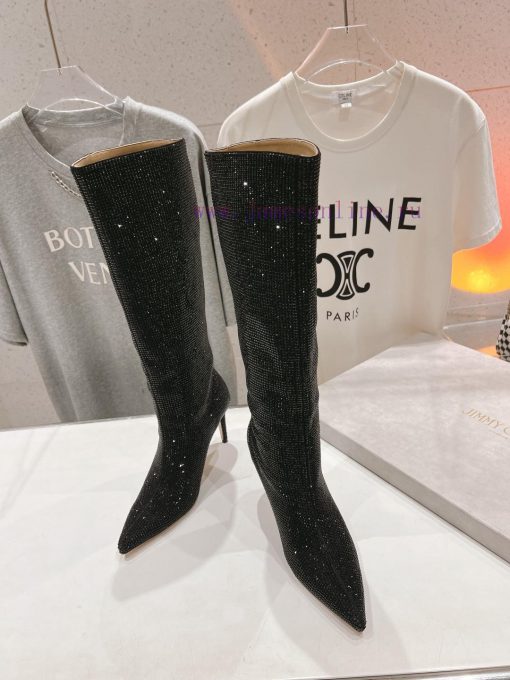 Purchasing grade JIMMY CHOO * | JC/Jimmy Zhou 2024 Autumn/Winter New Diamond Pointed High Hepolvz1t8 - Image 2