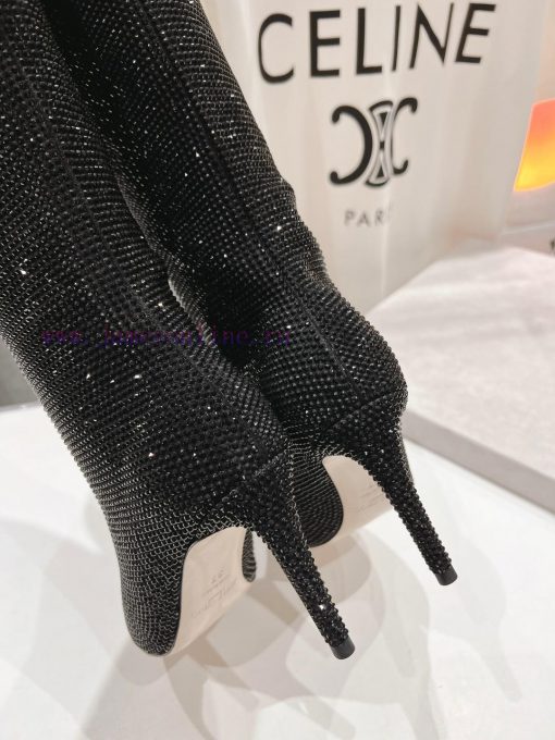 Purchasing grade JIMMY CHOO * | JC/Jimmy Zhou 2024 Autumn/Winter New Diamond Pointed High Hepolvz1t8 - Image 10