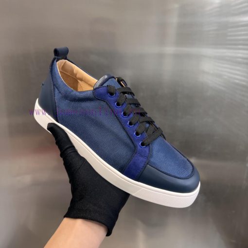 ╔ Low cut blue mesh color blocked version ╗️Top level customized version𝑪𝒉𝒓𝒊𝒔𝒕𝒊𝒂𝒏 𝑳𝒐𝒖𝒃𝒐𝒖𝒕𝒊𝒏Wz2g3v0ev - Image 5