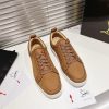 ╔ Low cut brown frosted leather style ╗️Top level customized 2024 𝐬𝐬𝑪𝒉𝒓𝒊𝒔𝒕𝒊𝒂𝒏 𝑳𝒐𝒖𝒃𝒐𝒖𝒕𝒊𝒏Whetho5atuwvc