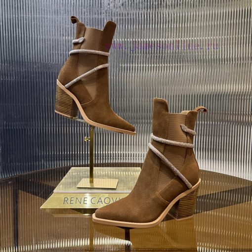 R ᴇɴᴇ C ᴀᴏᴠ ɪʟʟᴀ | 2024 snake shaped autumn and winter explosive elastic short boots, high h2lruqe3o - Image 6