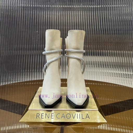R ᴇɴᴇ C ᴀᴏᴠ ɪʟʟᴀ | 2024 snake shaped autumn and winter explosive elastic short boots, high h4hwtuqqy