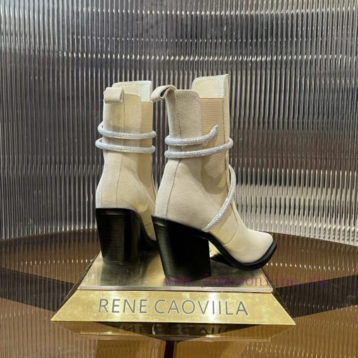R ᴇɴᴇ C ᴀᴏᴠ ɪʟʟᴀ | 2024 snake shaped autumn and winter explosive elastic short boots, high h4hwtuqqy - Image 4