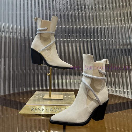 R ᴇɴᴇ C ᴀᴏᴠ ɪʟʟᴀ | 2024 snake shaped autumn and winter explosive elastic short boots, high h4hwtuqqy - Image 6