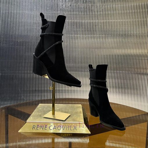 R ᴇɴᴇ C ᴀᴏᴠ ɪʟʟᴀ | 2024 snake shaped autumn and winter explosive elastic short boots, high hbu6teab8 - Image 7