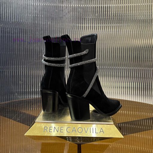 R ᴇɴᴇ C ᴀᴏᴠ ɪʟʟᴀ | 2024 snake shaped autumn and winter explosive elastic short boots, high hxzkxelbh - Image 4