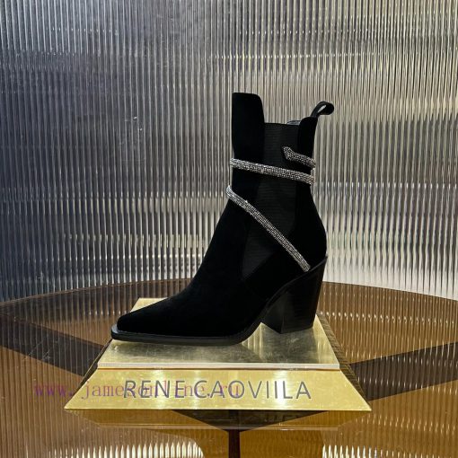 R ᴇɴᴇ C ᴀᴏᴠ ɪʟʟᴀ | 2024 snake shaped autumn and winter explosive elastic short boots, high hxzkxelbh - Image 5