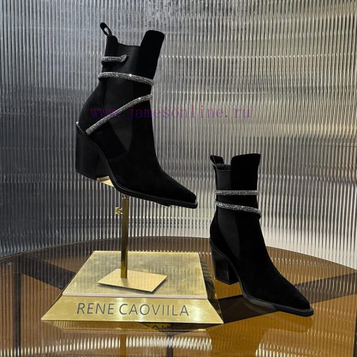 R ᴇɴᴇ C ᴀᴏᴠ ɪʟʟᴀ | 2024 snake shaped autumn and winter explosive elastic short boots, high hxzkxelbh - Image 7